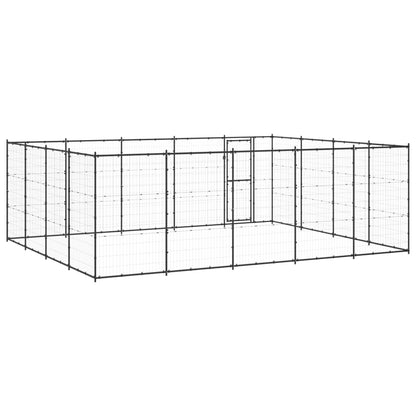 Gabbia per Cani da Esterno in Acciaio 24,2 mÂ²