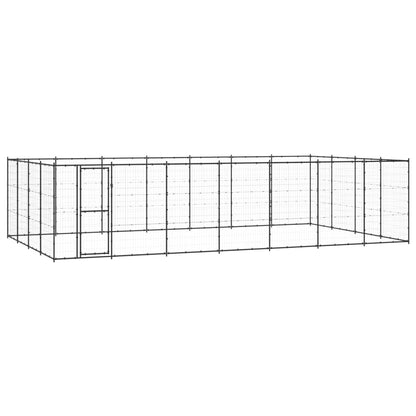 Gabbia per Cani da Esterno in Acciaio 33,88 mÂ²