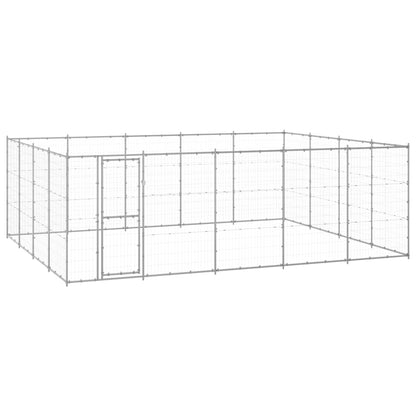 Gabbia per Cani da Esterno in Acciaio Zincato 24,2 mÃ‚Â²