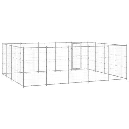 Gabbia per Cani da Esterno in Acciaio Zincato 24,2 mÃ‚Â²