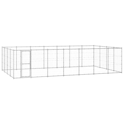 Gabbia per Cani da Esterno in Acciaio Zincato 33,88mÃ‚Â²