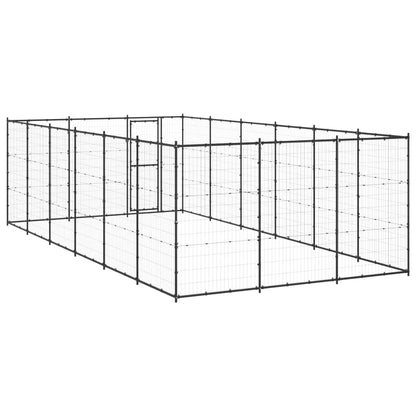 Gabbia per Cani da Esterno in Acciaio 21,78 mÂ²