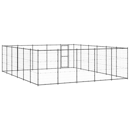 Gabbia per Cani da Esterno in Acciaio 36,3 mÂ²