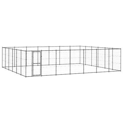 Gabbia per Cani da Esterno in Acciaio 50,82 mÂ²