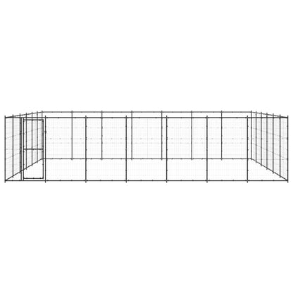 Gabbia per Cani da Esterno in Acciaio 50,82 mÂ²