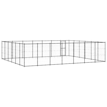 Gabbia per Cani da Esterno in Acciaio 50,82 mÂ²