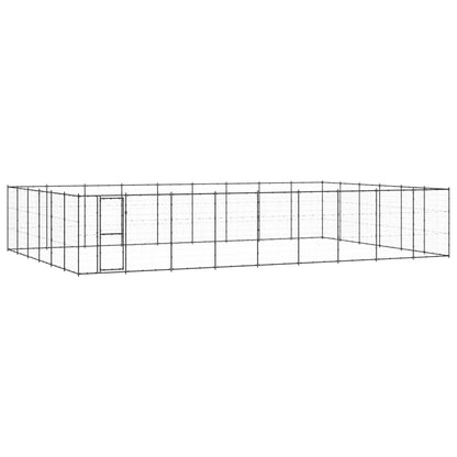 Gabbia per Cani da Esterno in Acciaio 65,34 mÂ²