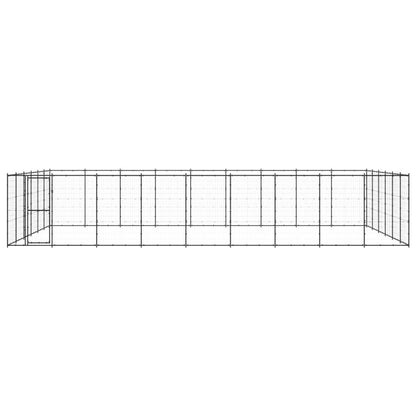 Gabbia per Cani da Esterno in Acciaio 65,34 mÂ²