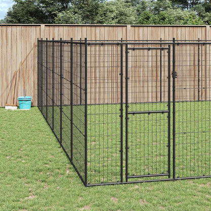 Gabbia per Cani da Esterno in Acciaio 79,86 mÂ²