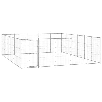Gabbia per Cani da Esterno in Acciaio Zincato 36,3 mÃ‚Â²