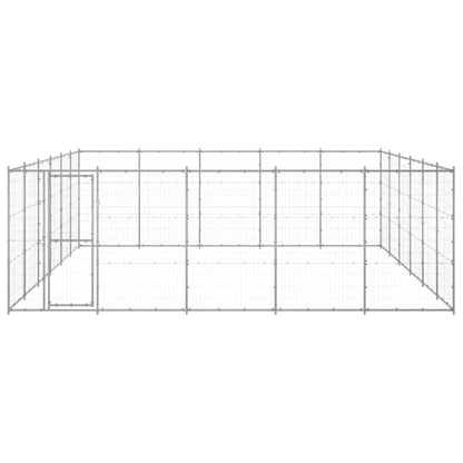 Gabbia per Cani da Esterno in Acciaio Zincato 36,3 mÃ‚Â²