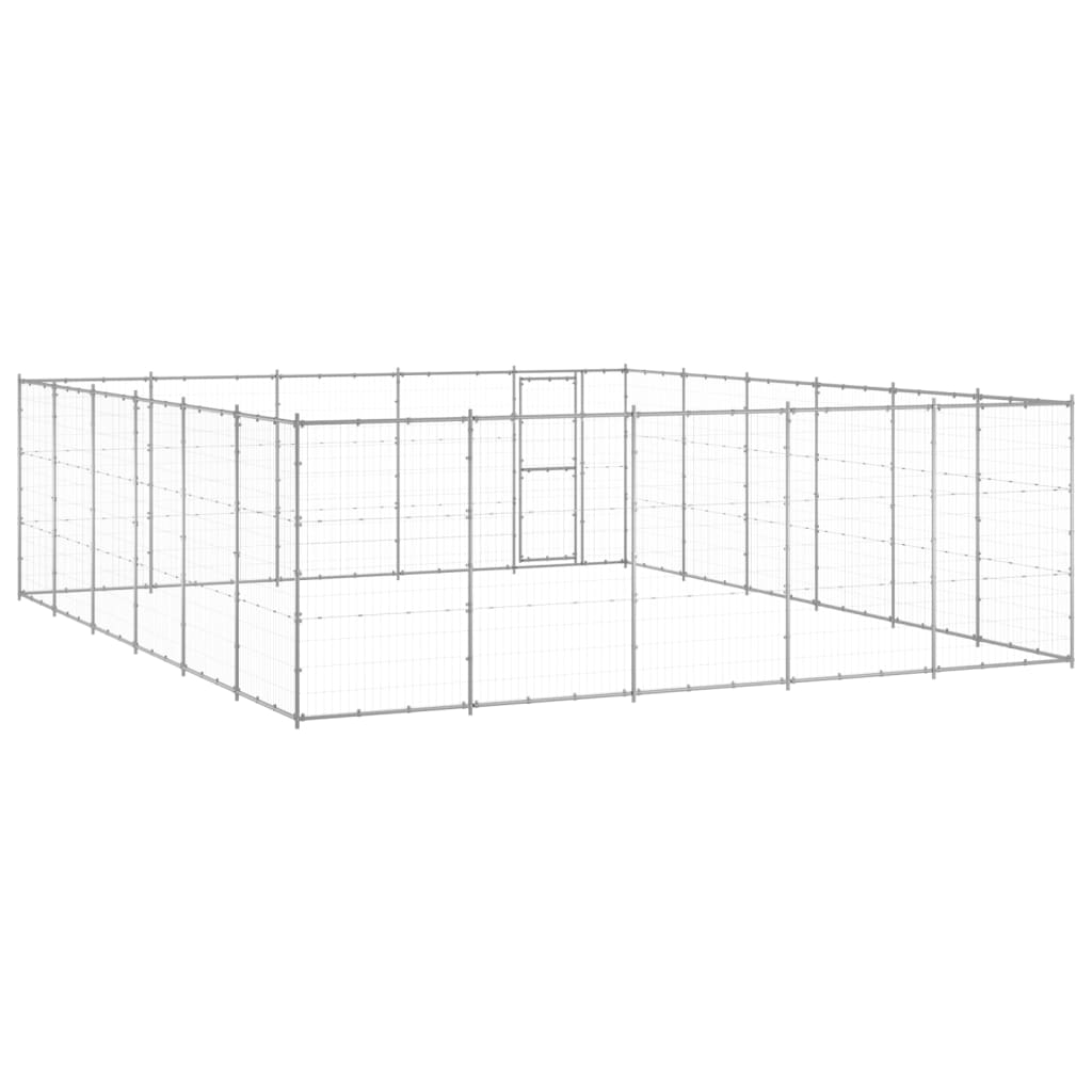 Gabbia per Cani da Esterno in Acciaio Zincato 36,3 mÃ‚Â²