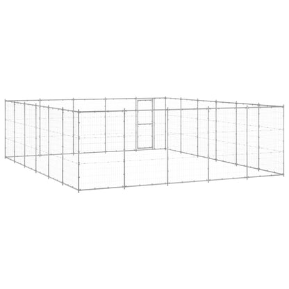 Gabbia per Cani da Esterno in Acciaio Zincato 36,3 mÃ‚Â²
