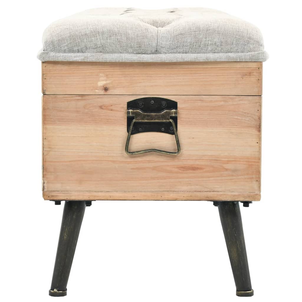Cassapanca 110 cm in Legno Massello di Abete