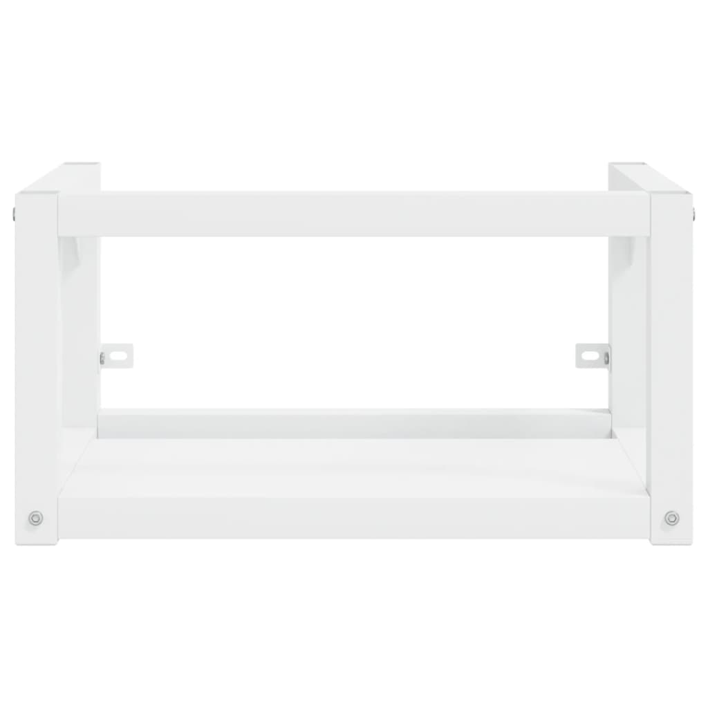 Struttura per Lavabo a Parete Bianca 59x38x31 cm in Ferro