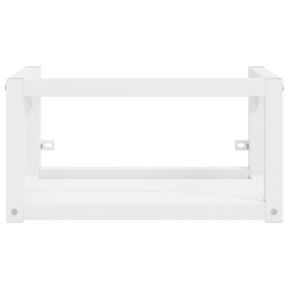 Struttura per Lavabo a Parete Bianca 59x38x31 cm in Ferro