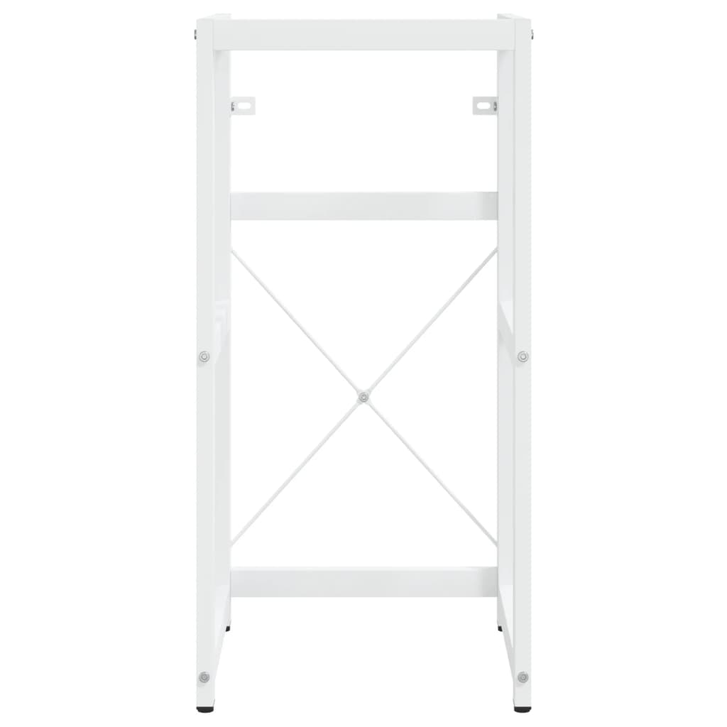 Struttura per Lavabo da Bagno Bianca 40x38x83 cm in Ferro