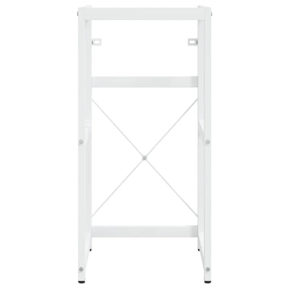 Struttura per Lavabo da Bagno Bianca 40x38x83 cm in Ferro