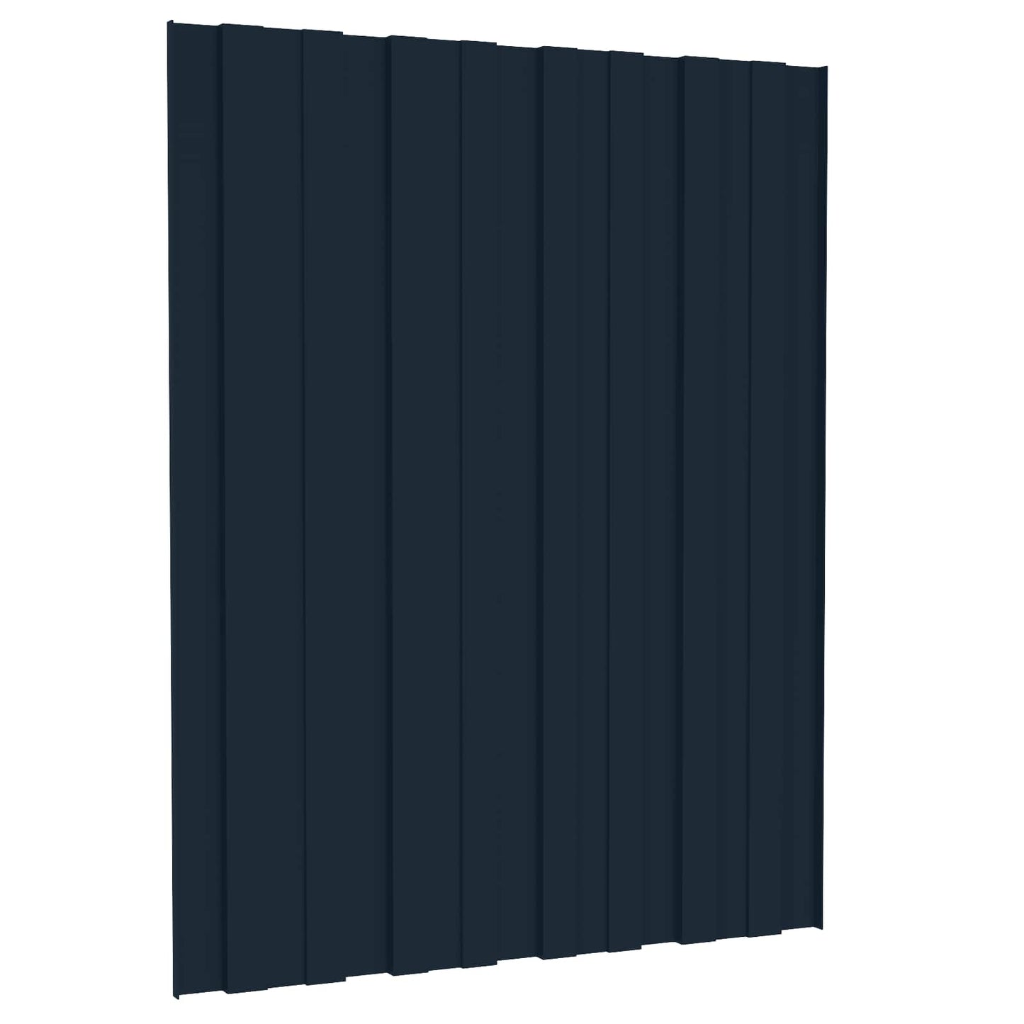 Pannello per tetto 12 pcs Antracite 60 x 45 cm Acciaio zincato