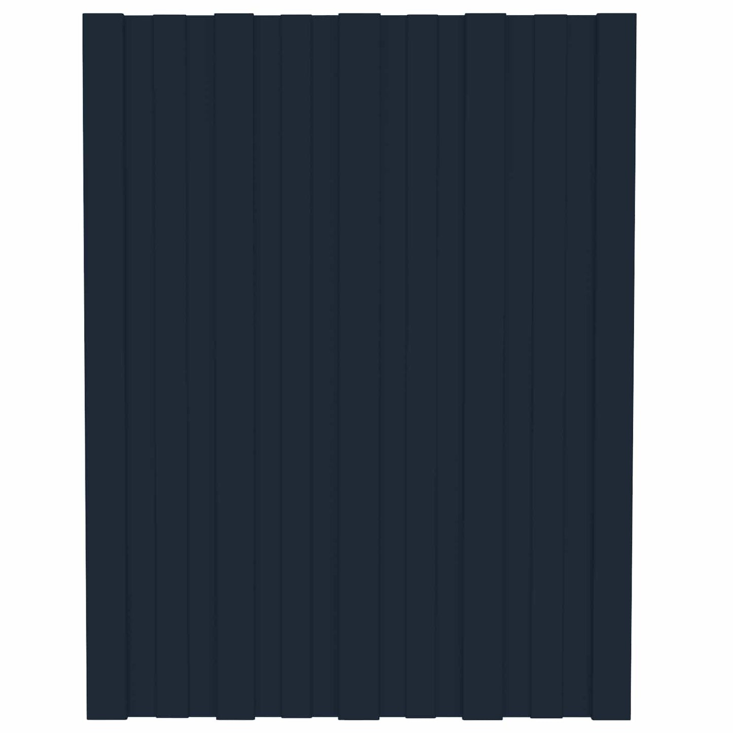 Pannello per tetto 12 pcs Antracite 60 x 45 cm Acciaio zincato