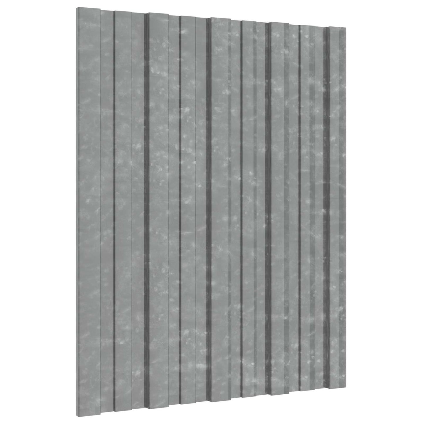 Pannello per tetto 36 pcs Argento 60 x 45 cm Acciaio zincato
