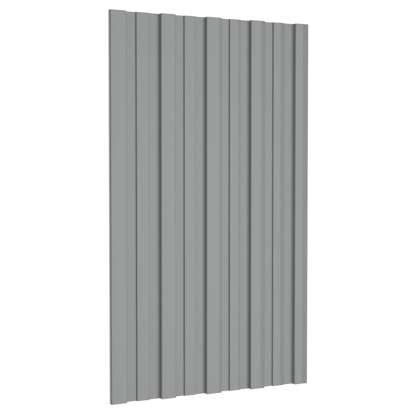 Pannello per tetto 36 pcs Grigio 80 x 45 cm Acciaio zincato