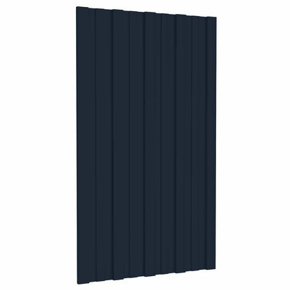 Pannello per tetto 36 pcs Antracite 80 x 45 cm Acciaio zincato
