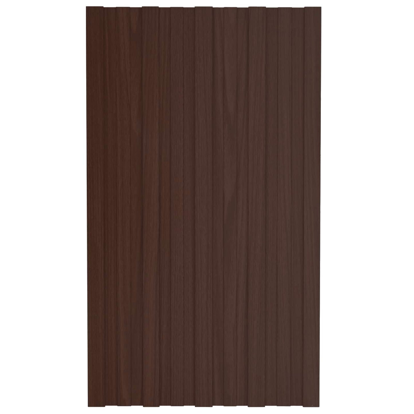 Pannello per tetto 12 pcs Marrone 80 x 45 cm Acciaio zincato