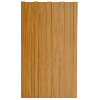 Pannello per tetto 36 pcs Naturale 80 x 45 cm Acciaio zincato