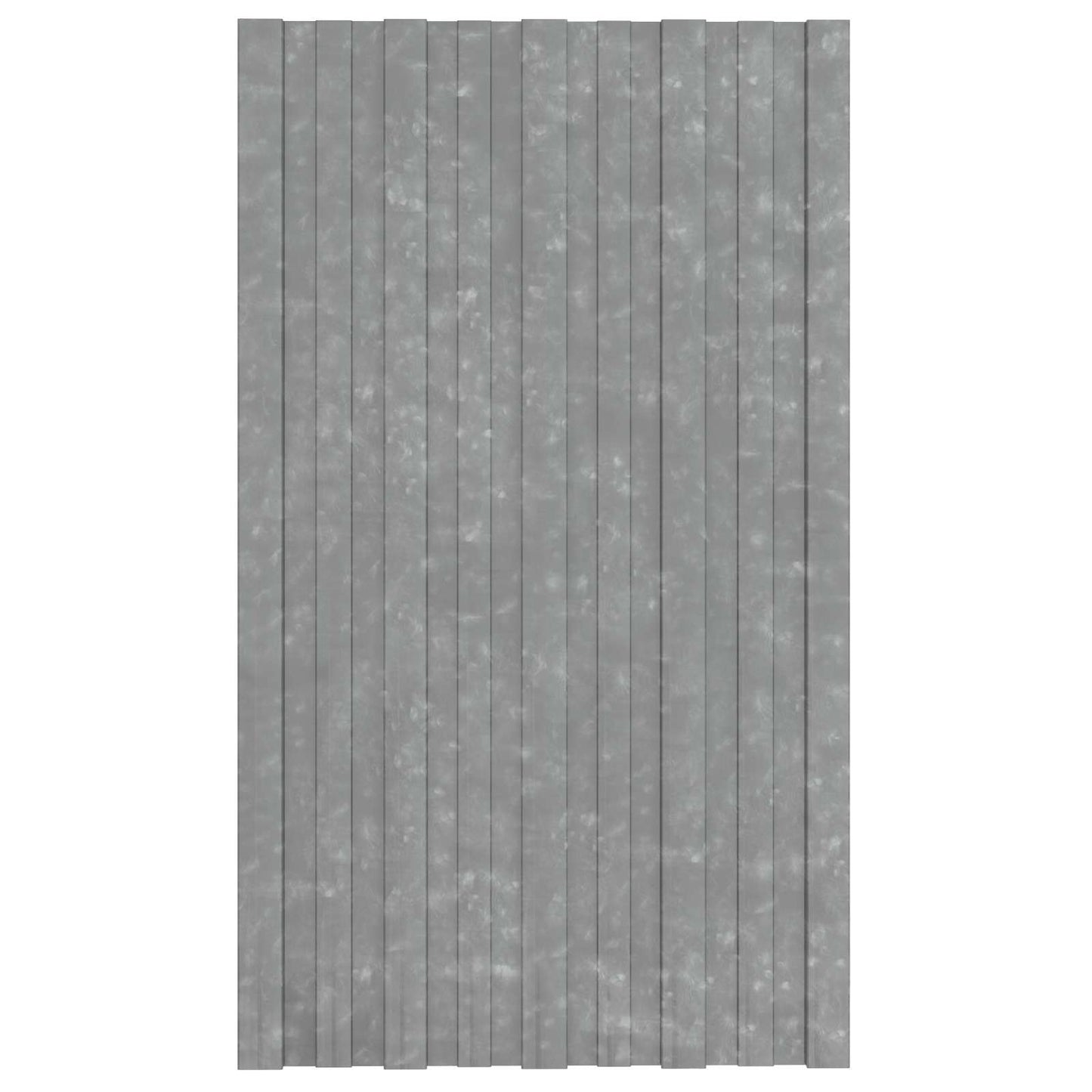 Pannello per tetto 12 pcs Argento 80 x 45 cm Acciaio zincato