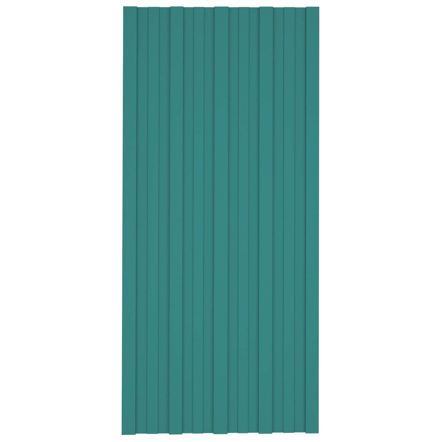 Pannello per tetto 36 pcs Verde 100 x 45 cm Acciaio zincato