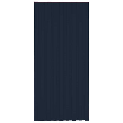 Pannello per tetto 12 pcs Antracite 100 x 45 cm Acciaio zincato