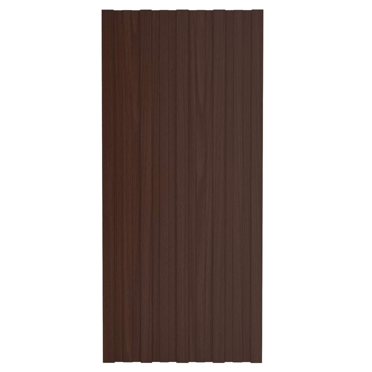 Pannello per tetto 36 pcs Marrone 100 x 45 cm Acciaio zincato
