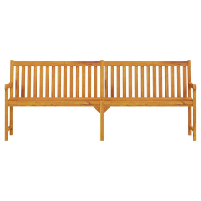 Panchina da Giardino 219 cm in Legno Massello d'Acacia