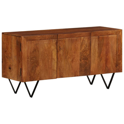 Credenza 110x35x56 cm in Legno Massello di Mango