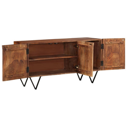 Credenza 110x35x56 cm in Legno Massello di Mango