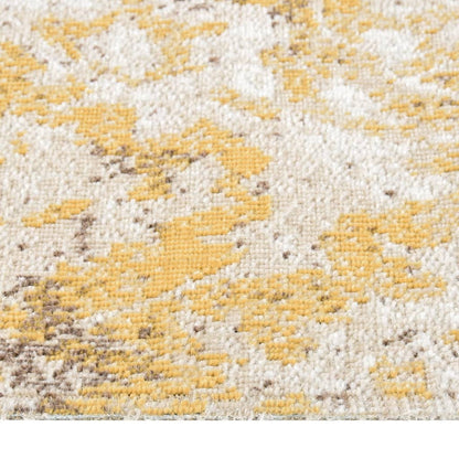 Tappeto da Esterni a Tessitura Piatta 80x150 cm Giallo