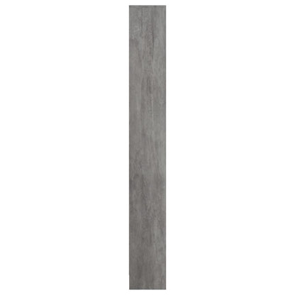 Scarpiera con 5 Ante Cemento 59x24x167 cm in Legno Multistrato