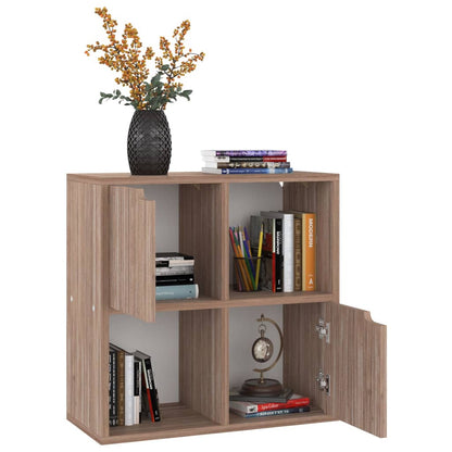 Libreria Grigio Rovere Sonoma 60x27,5x59,5cm Legno Multistrato