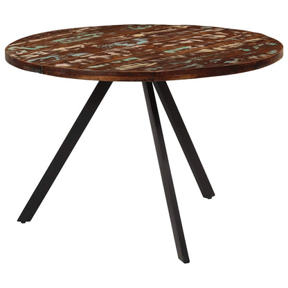 Tavolo da Pranzo 110x75 cm in Legno Massello di Recupero