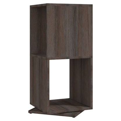 Armadietto Girevole Grigio Rovere 34,5x34,5x75,5cm Truciolato