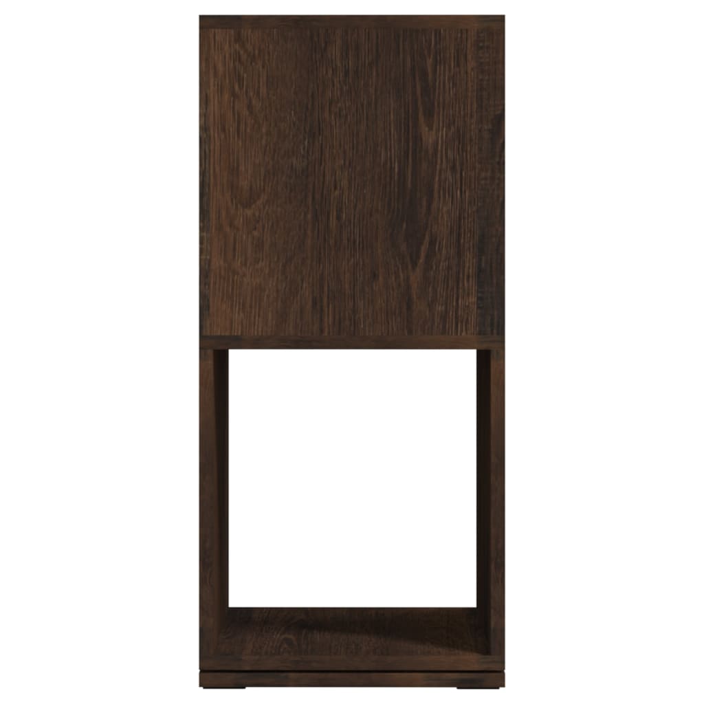 Armadietto Girevole Rovere Fumo 34,5x34,5x75,5 cm Truciolato