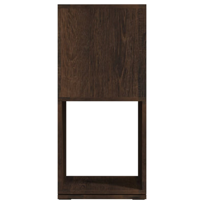 Armadietto Girevole Rovere Fumo 34,5x34,5x75,5 cm Truciolato