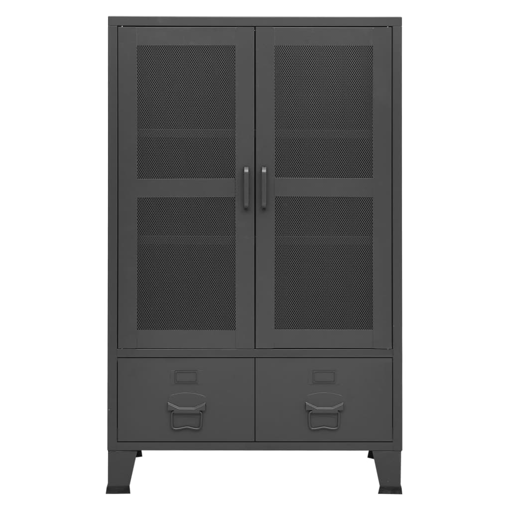 Classificatore Industriale Antracite 70x40x115 cm in Metallo