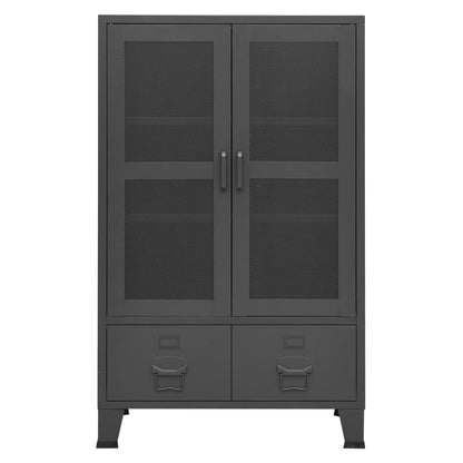 Classificatore Industriale Antracite 70x40x115 cm in Metallo