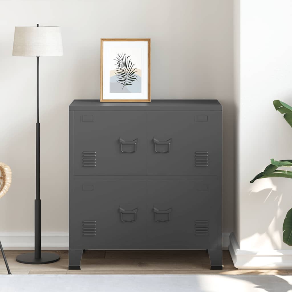 Classificatore Industriale Antracite 75x40x80 cm in Acciaio