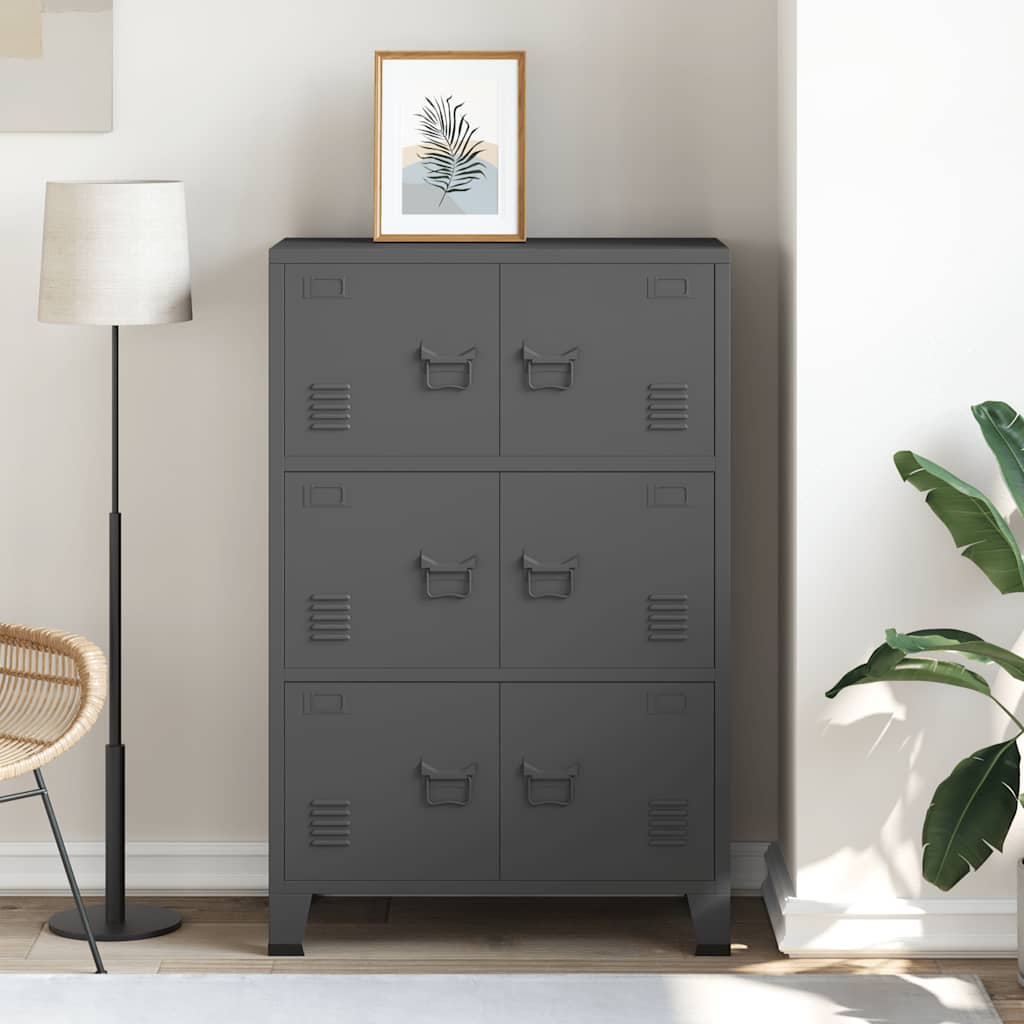 Classificatore Industriale Antracite 75x40x115 cm in Metallo