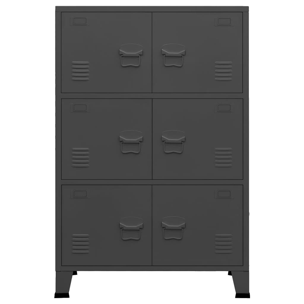 Classificatore Industriale Antracite 75x40x115 cm in Metallo