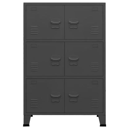 Classificatore Industriale Antracite 75x40x115 cm in Metallo