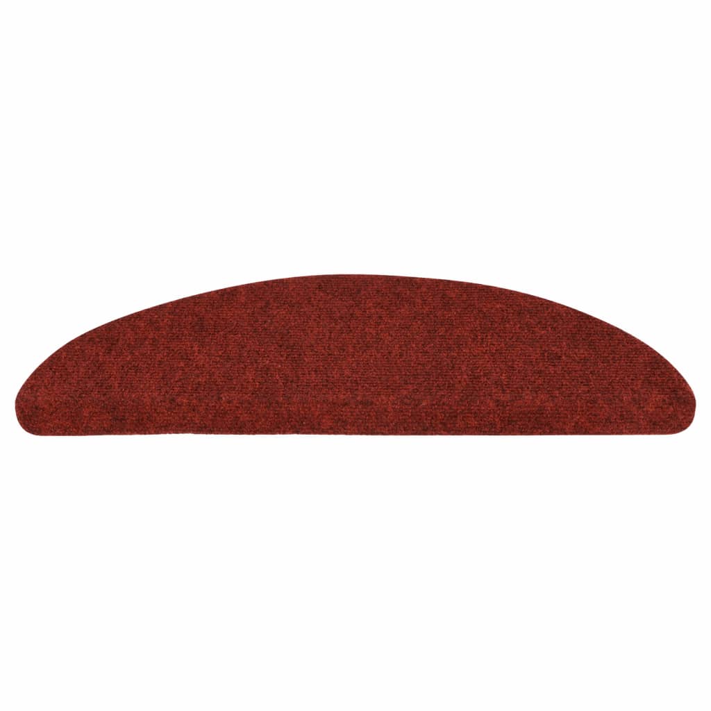 Tappeti Adesivi per Scale 15 pz 56x17x3 cm Rossi